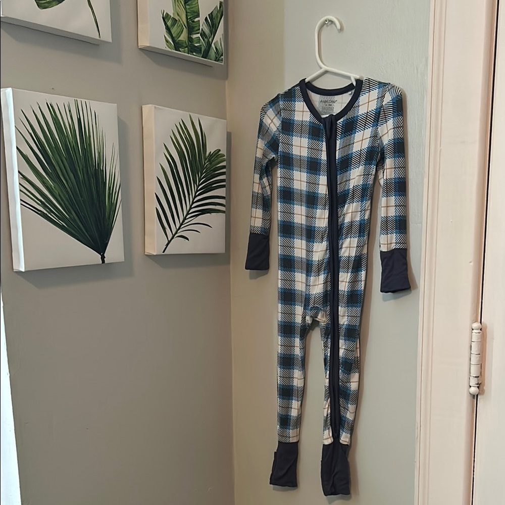 Angel Dear Plaid Zippy
